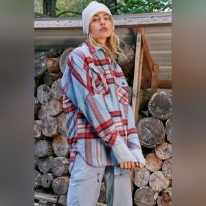 We the Free - Free People Down For You Plaid Shirt Jacket